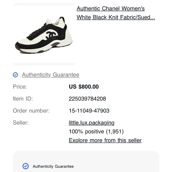 Chanel Trainers - Picture 2 of 6